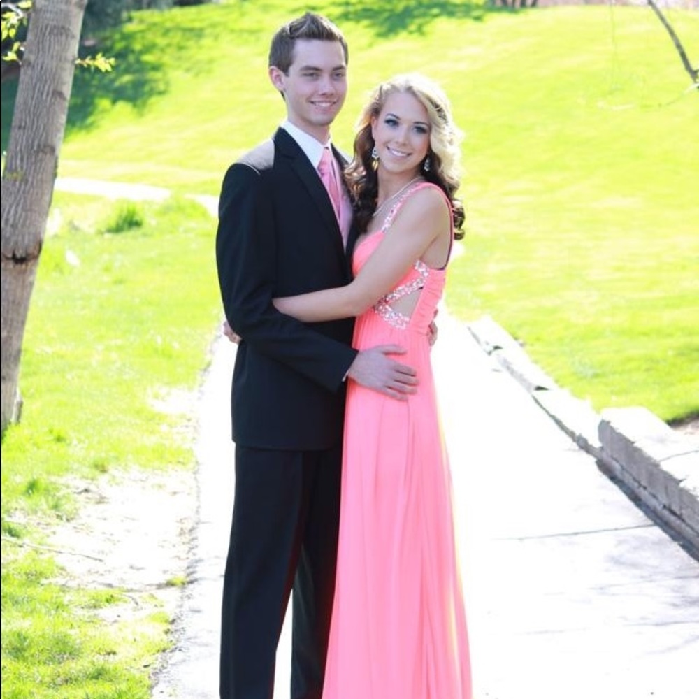 Pink prom dress